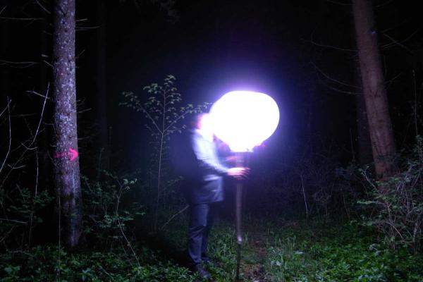 Lichtlauf Testballon