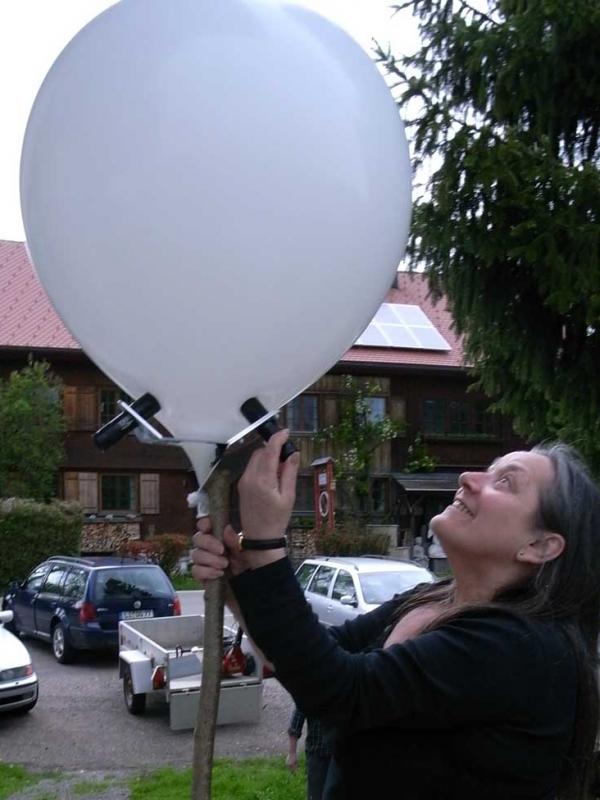 Lichtlauf Testballon